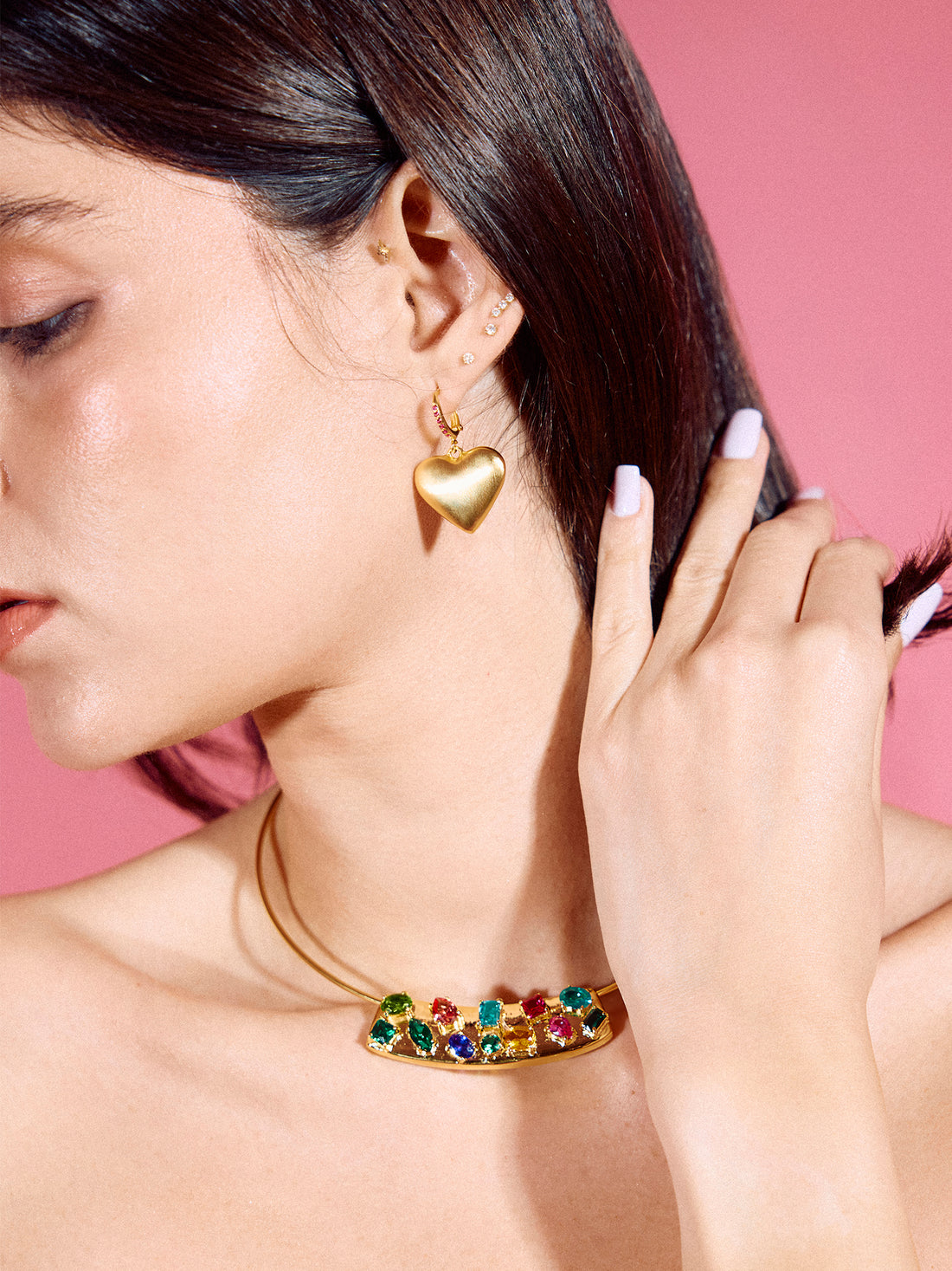 Heart of Enigma Earrings