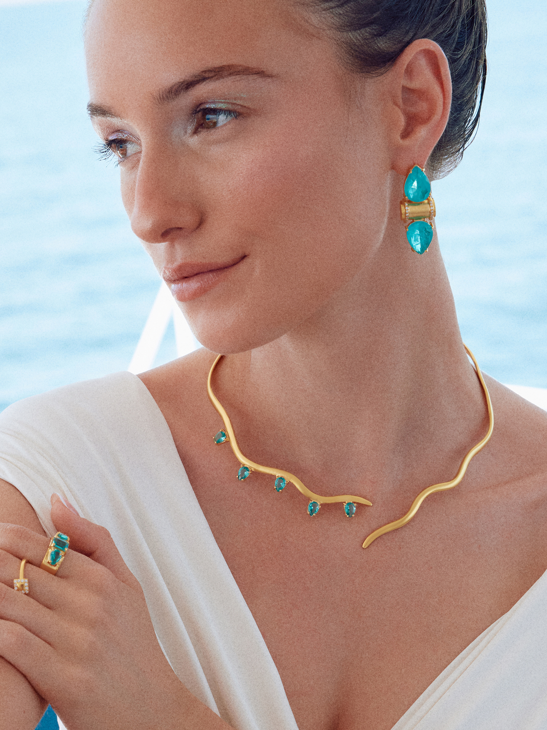 Blue Illusion Earrings