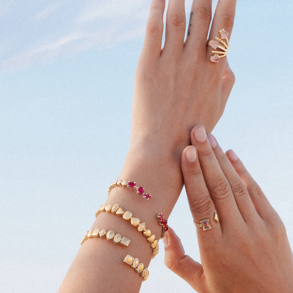 Pink Sovereign Bangle