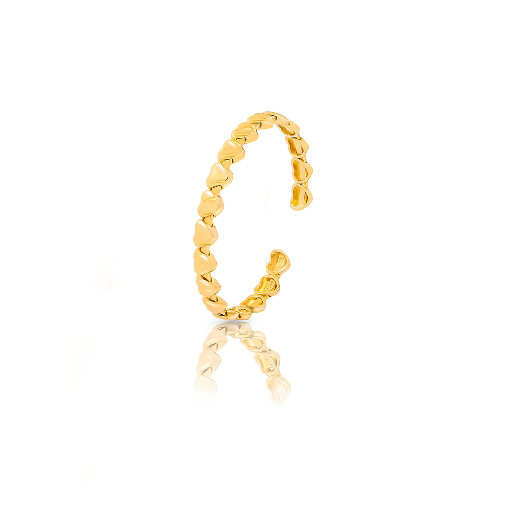 Hearts Go Around Bangle