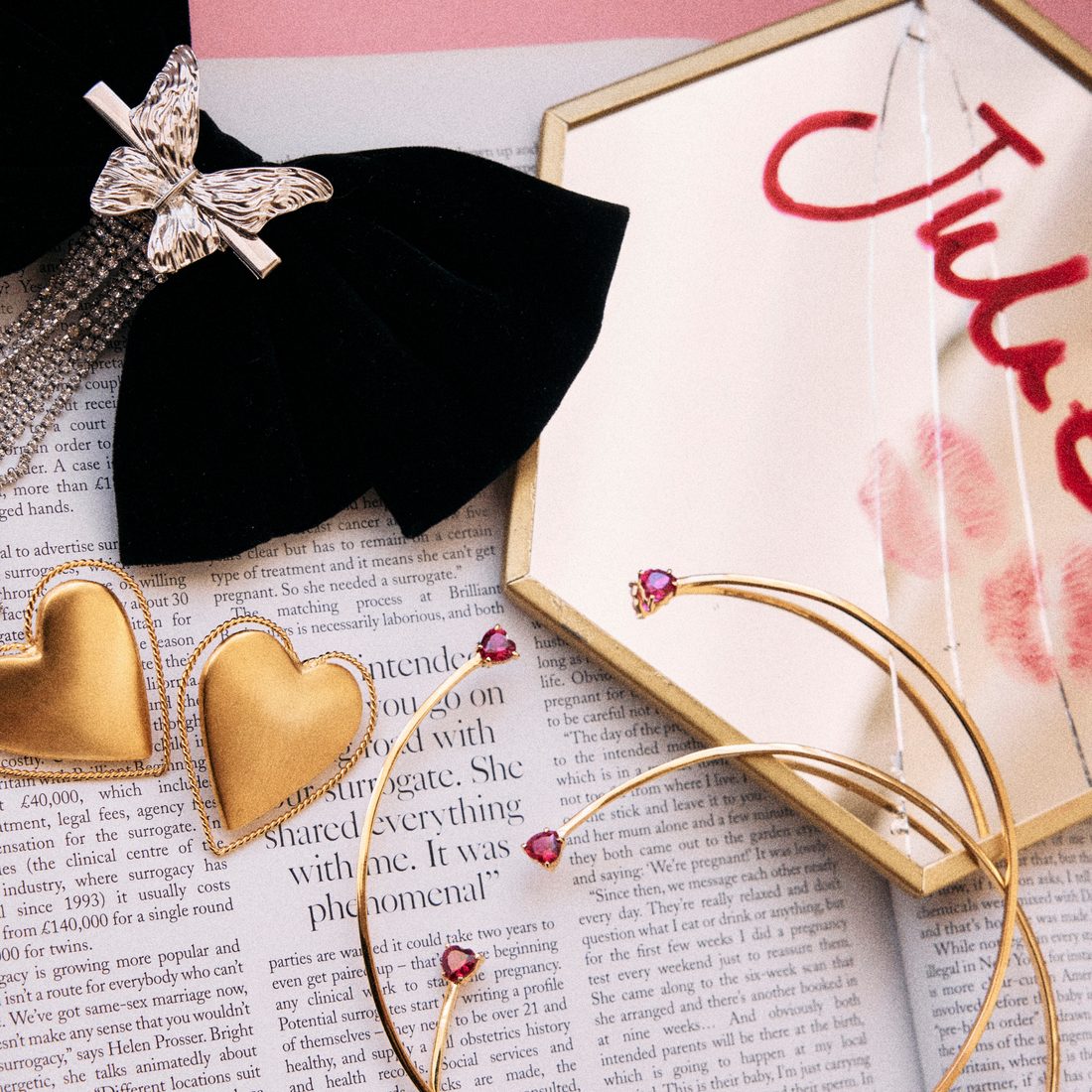 Solo Hearts Choker