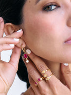 Afterglow Hoop Earrings
