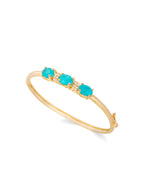 Aqua Pavé Bangle