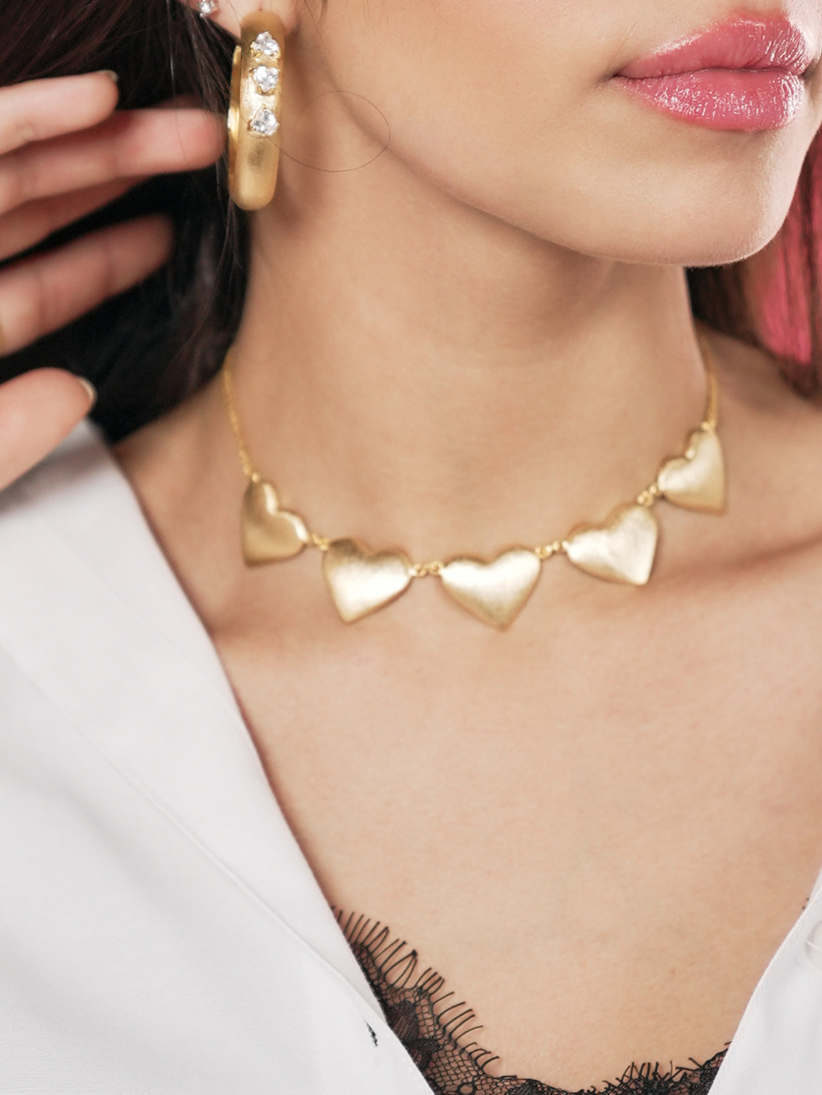 The Gold Flag Choker