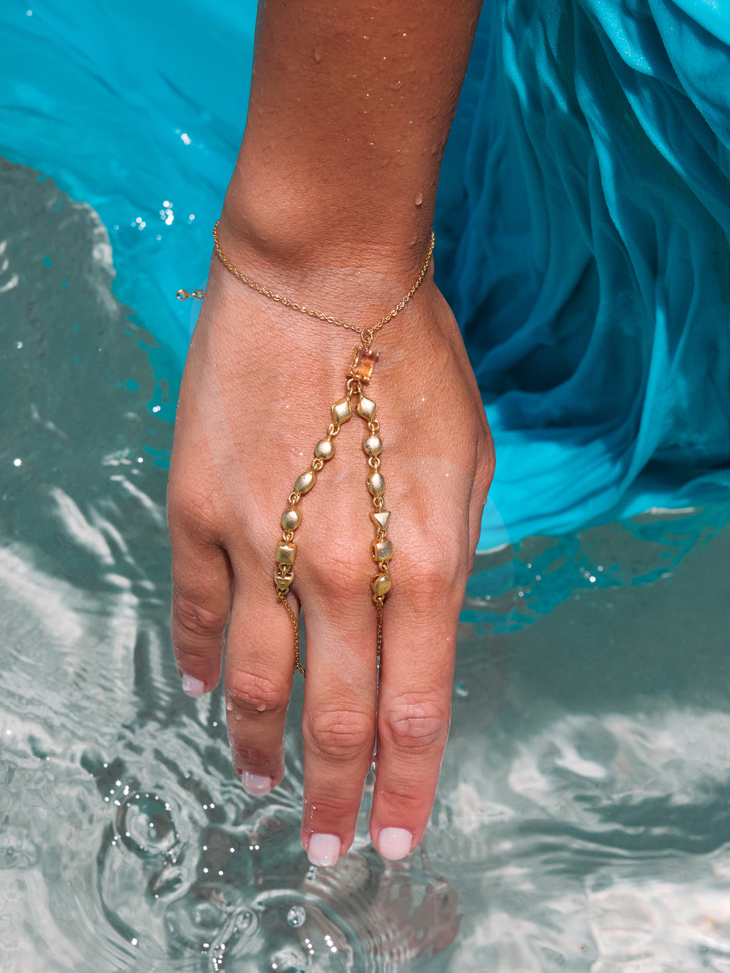 Honey Glow Hand Chain