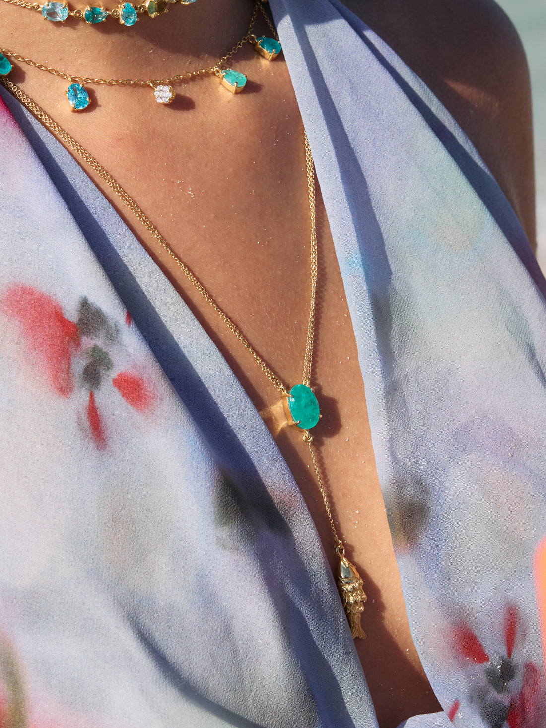 Mint Catch Necklace