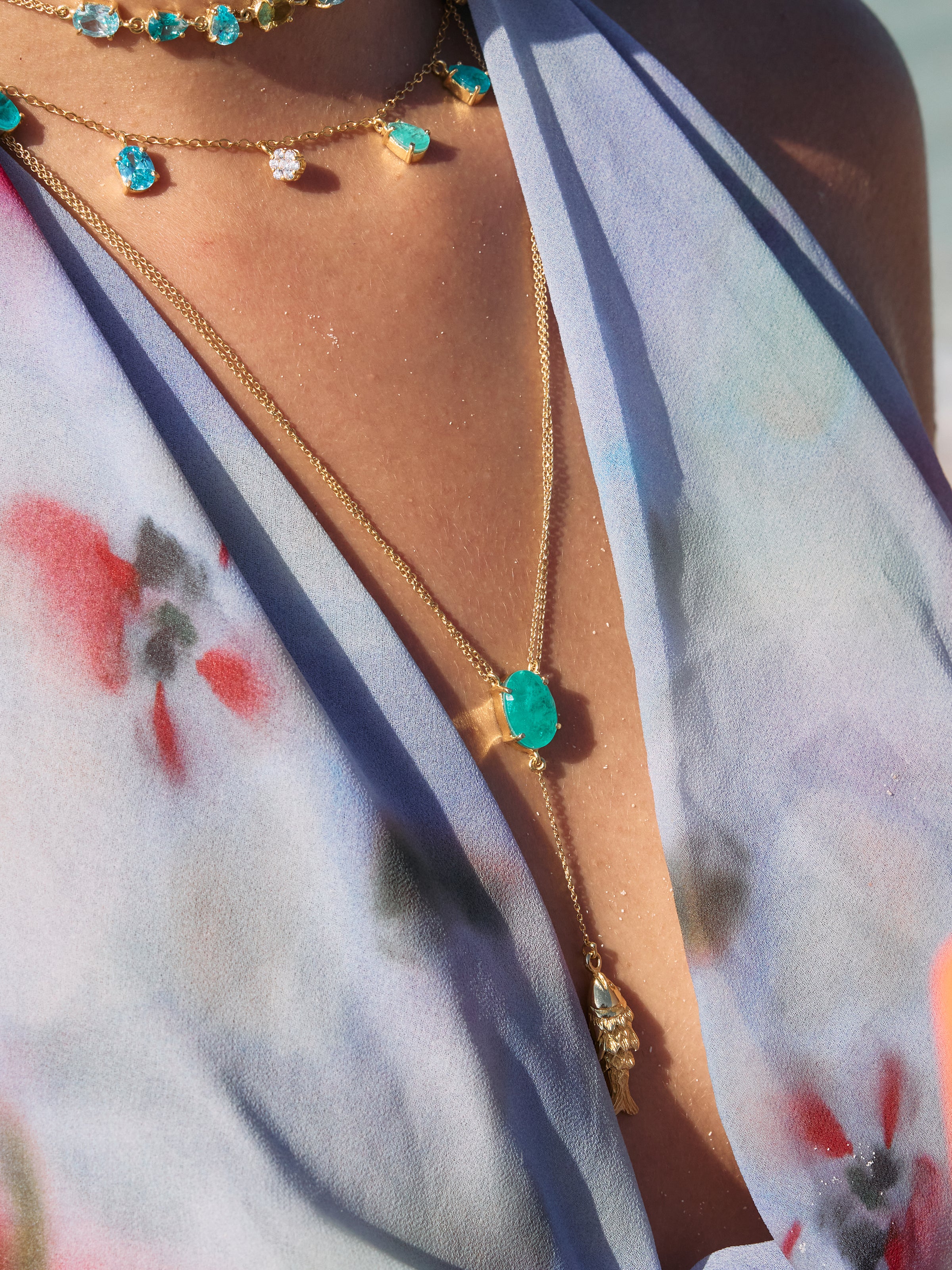 Mint Catch Necklace