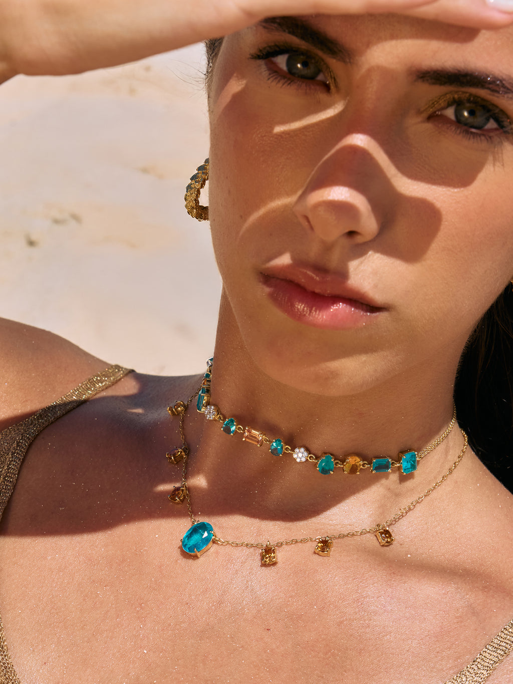 Gem-soaked Choker