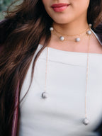 ⁠Snowfall Necklace