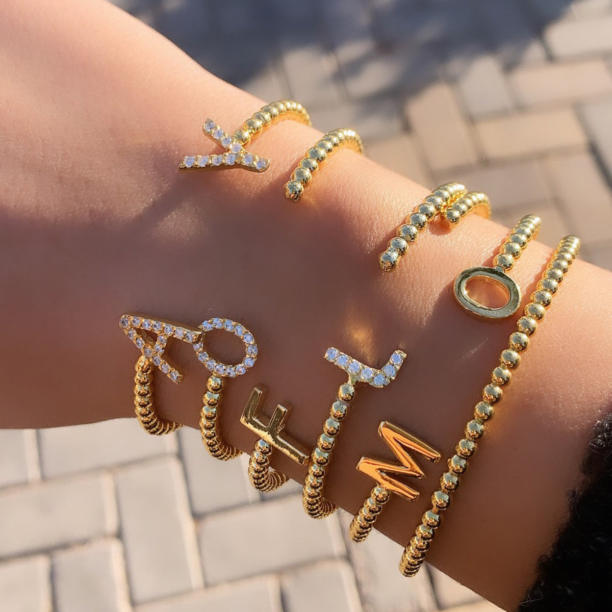 Sparkly Personalized Stack