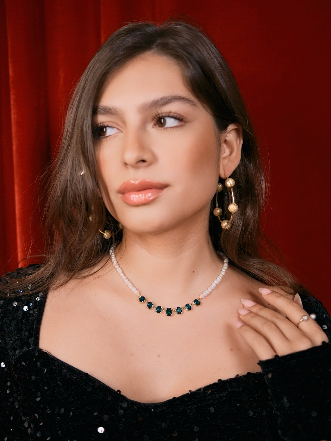 Evergreen Pearl  Necklace