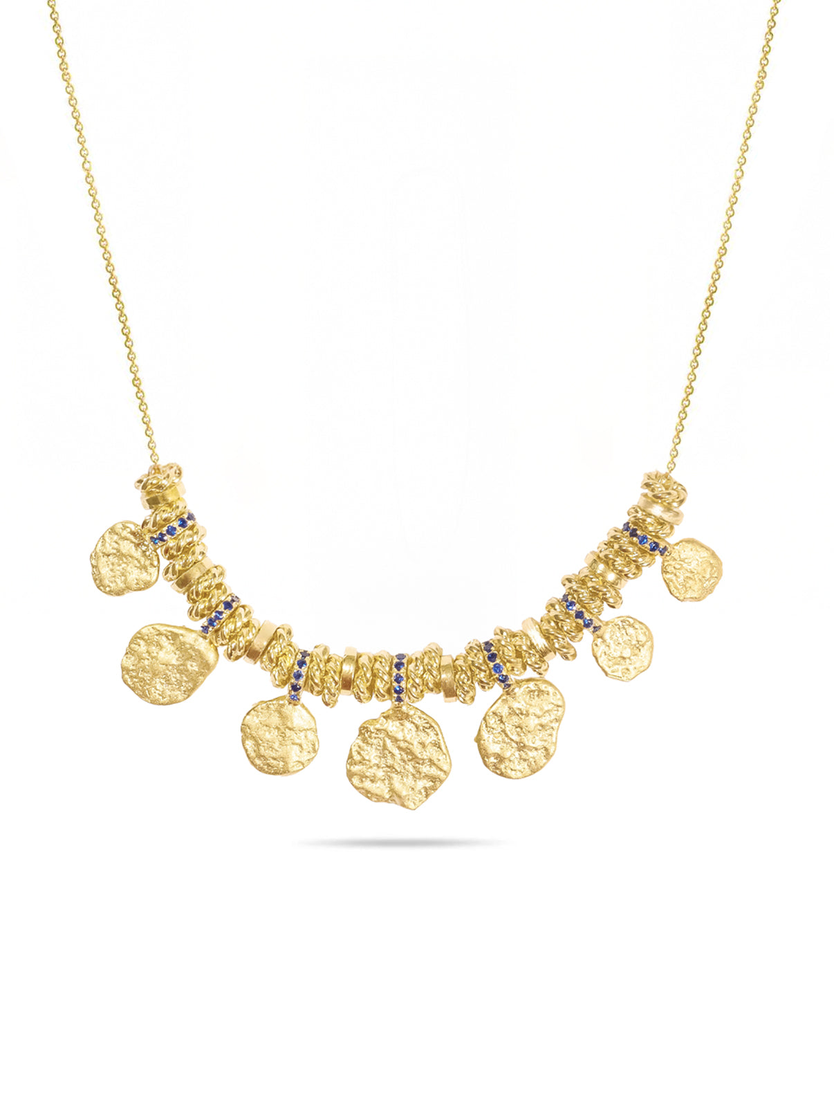 Navy Dunes Necklace