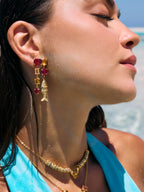 Gem Fish Earrings