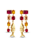 Gem Fish Earrings
