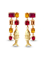 Gem Fish Earrings