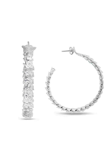 Fishtail Hoop Earrings