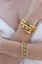 Green Illusion Bangle