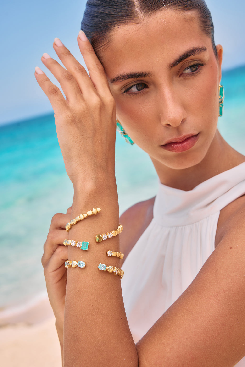 Aqua Drift Bangle