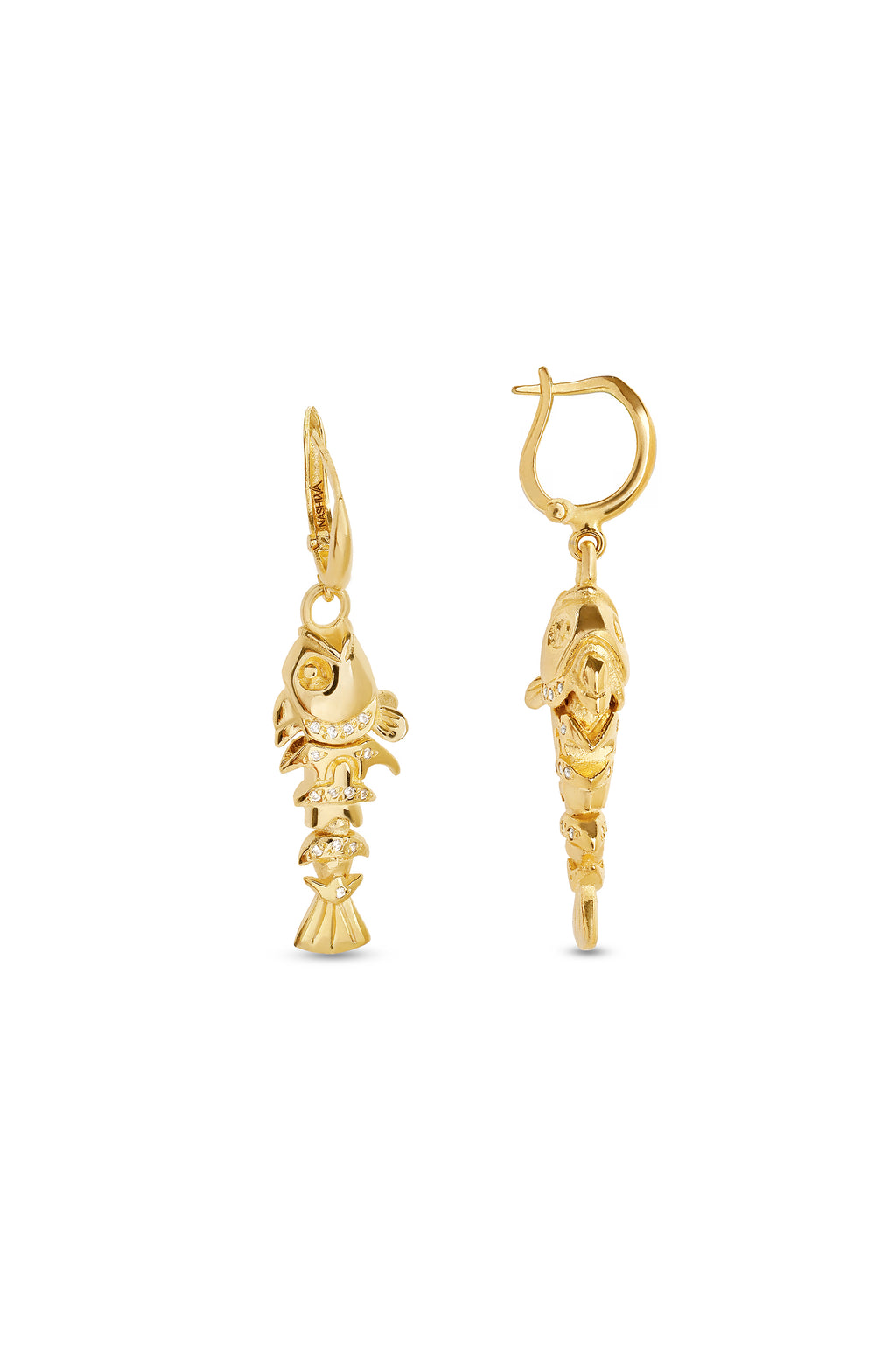 Fish Hoop Earrings
