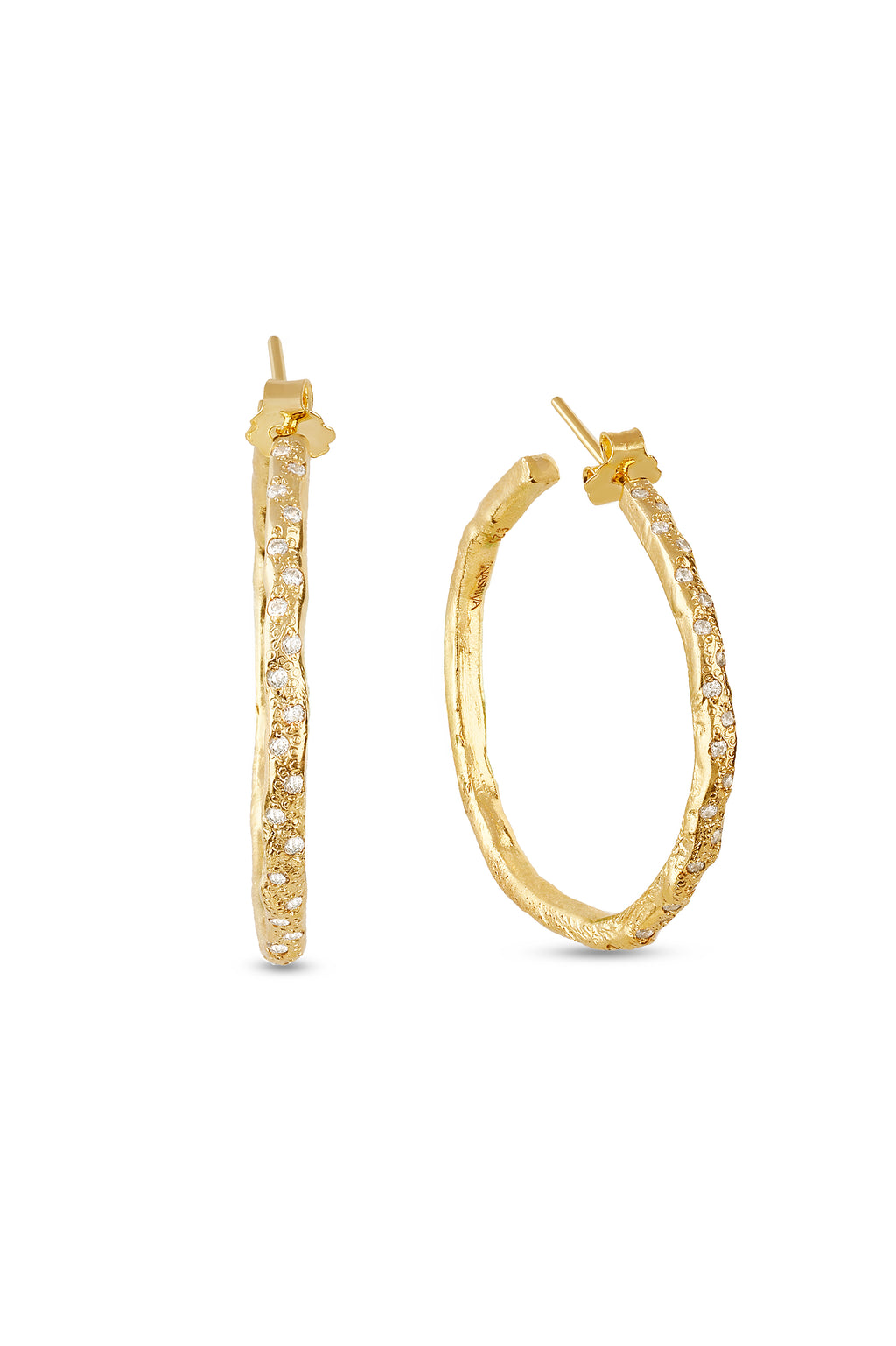 Resurface Hoop Earrings