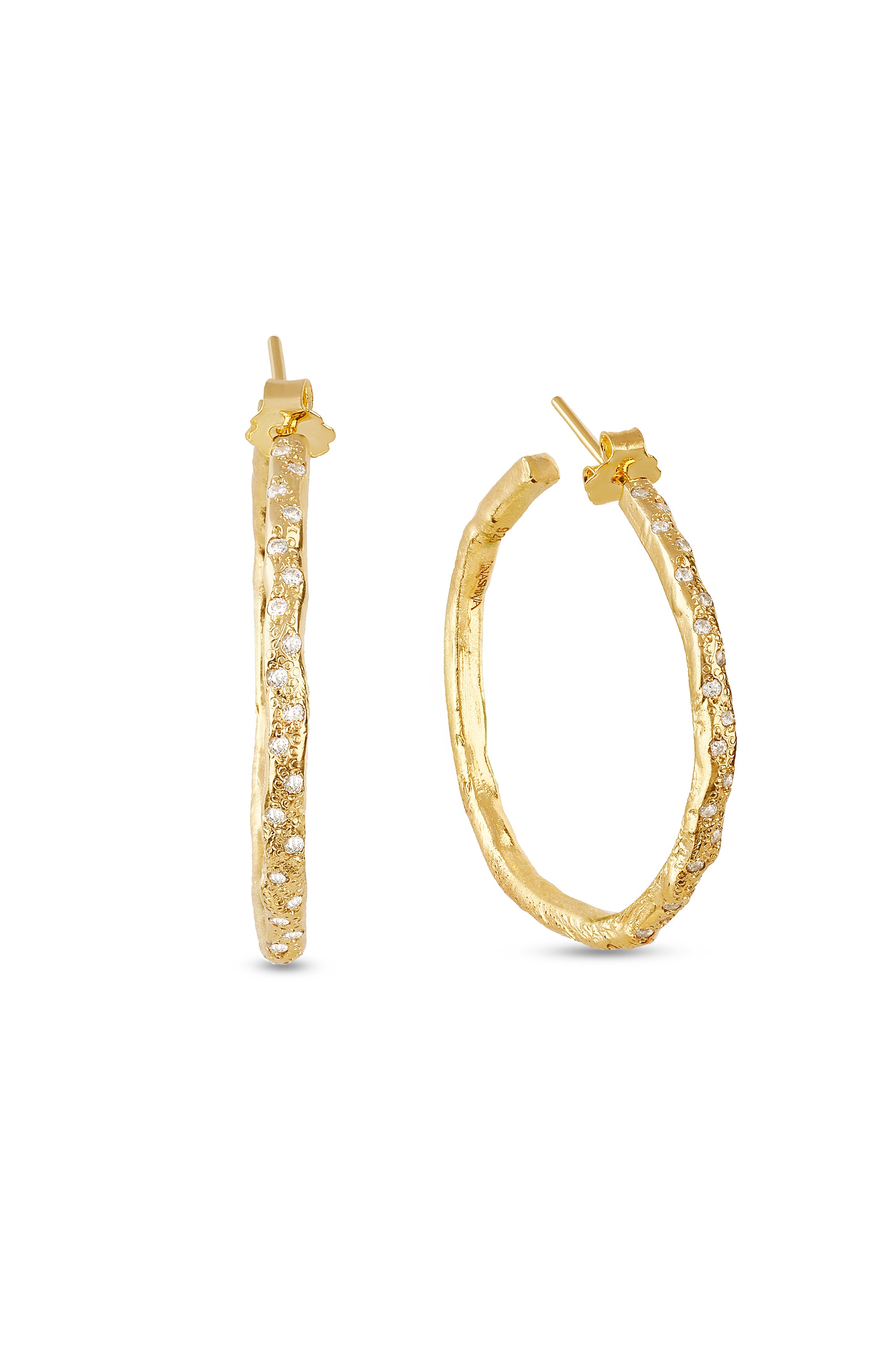 Resurface Hoop Earrings