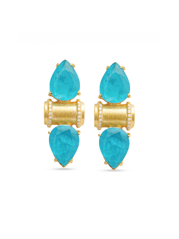 Blue Illusion Earrings