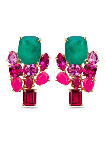 Gem Heat Earrings