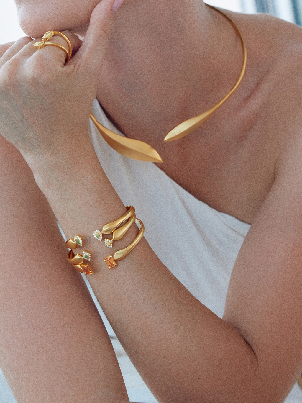 Diamond Armlet Bangle