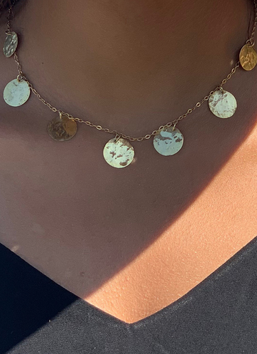 Gold Circles Necklace