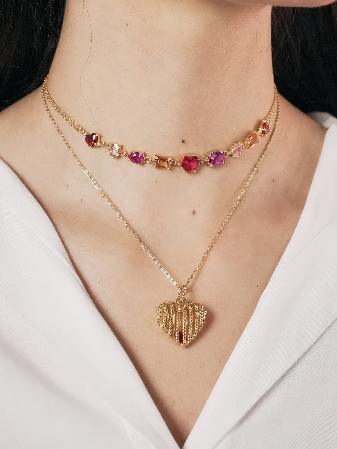 The Multicolor Gem Choker