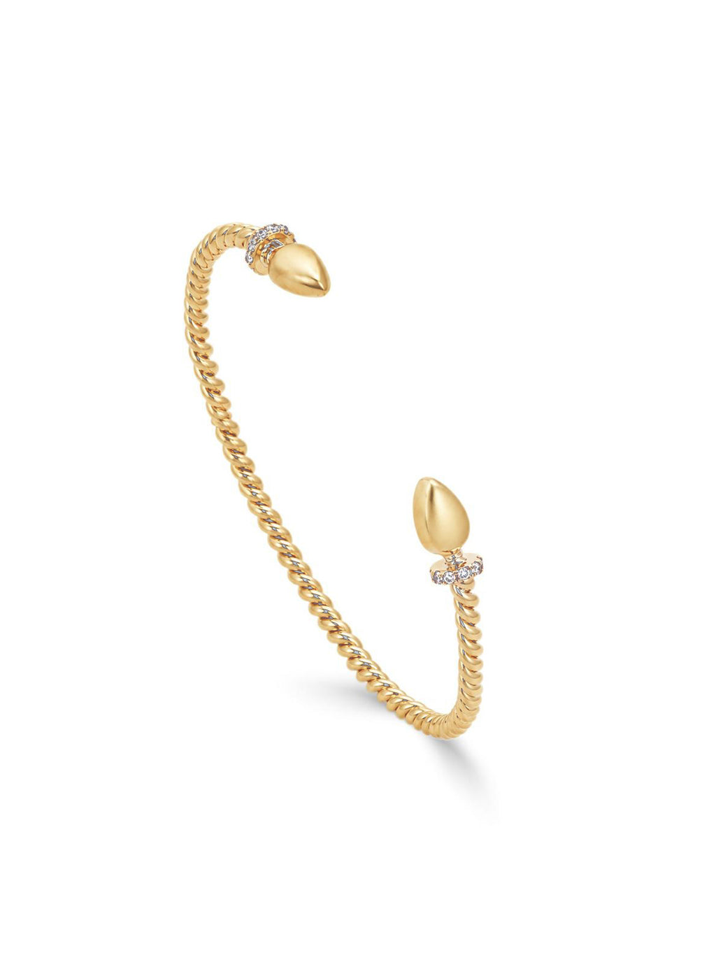 Golden Twist Bangle