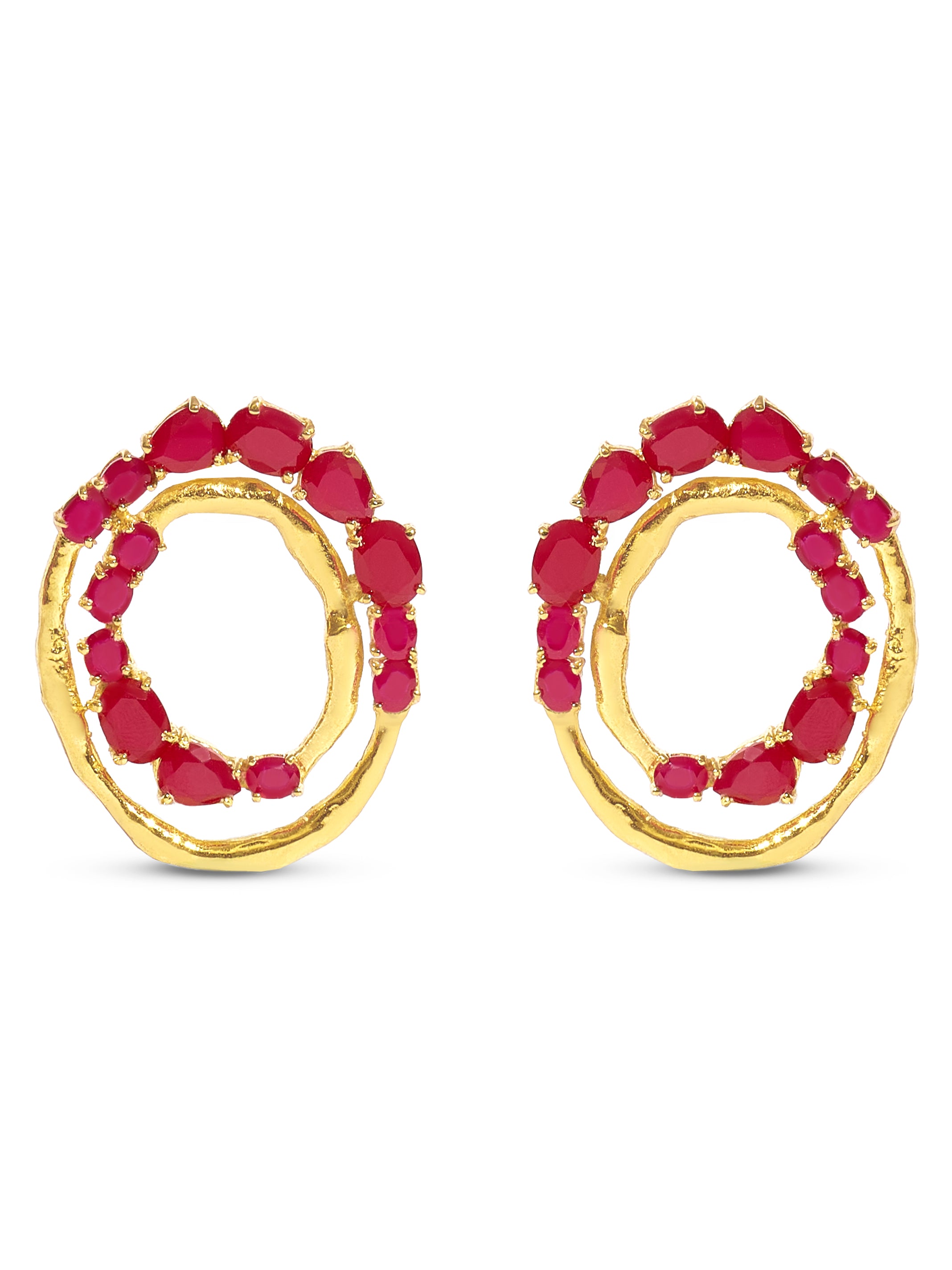 Scarlet Ruby Earrings