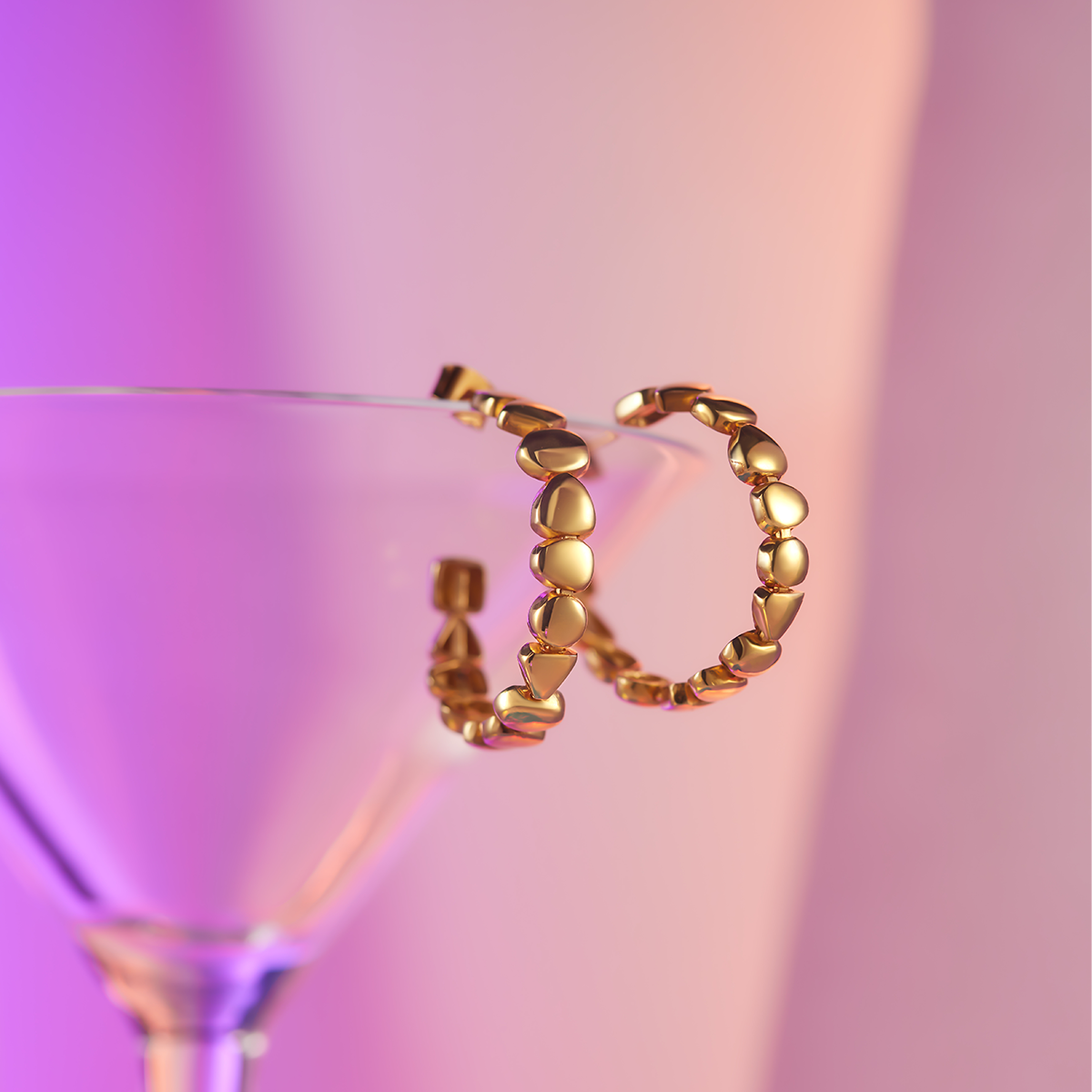 Glossy Halo Earrings