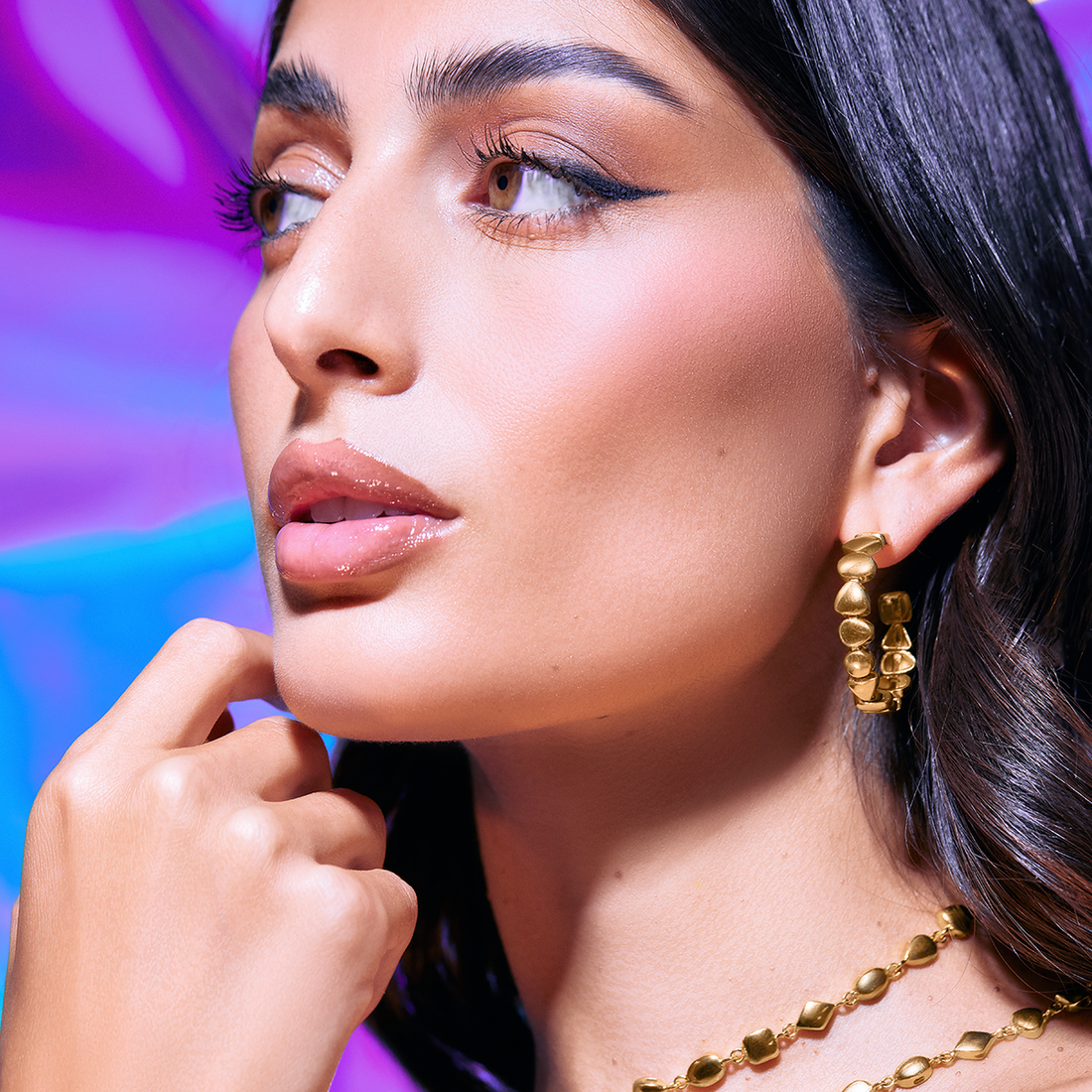 Glossy Halo Earrings