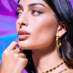 Glossy Halo Earrings