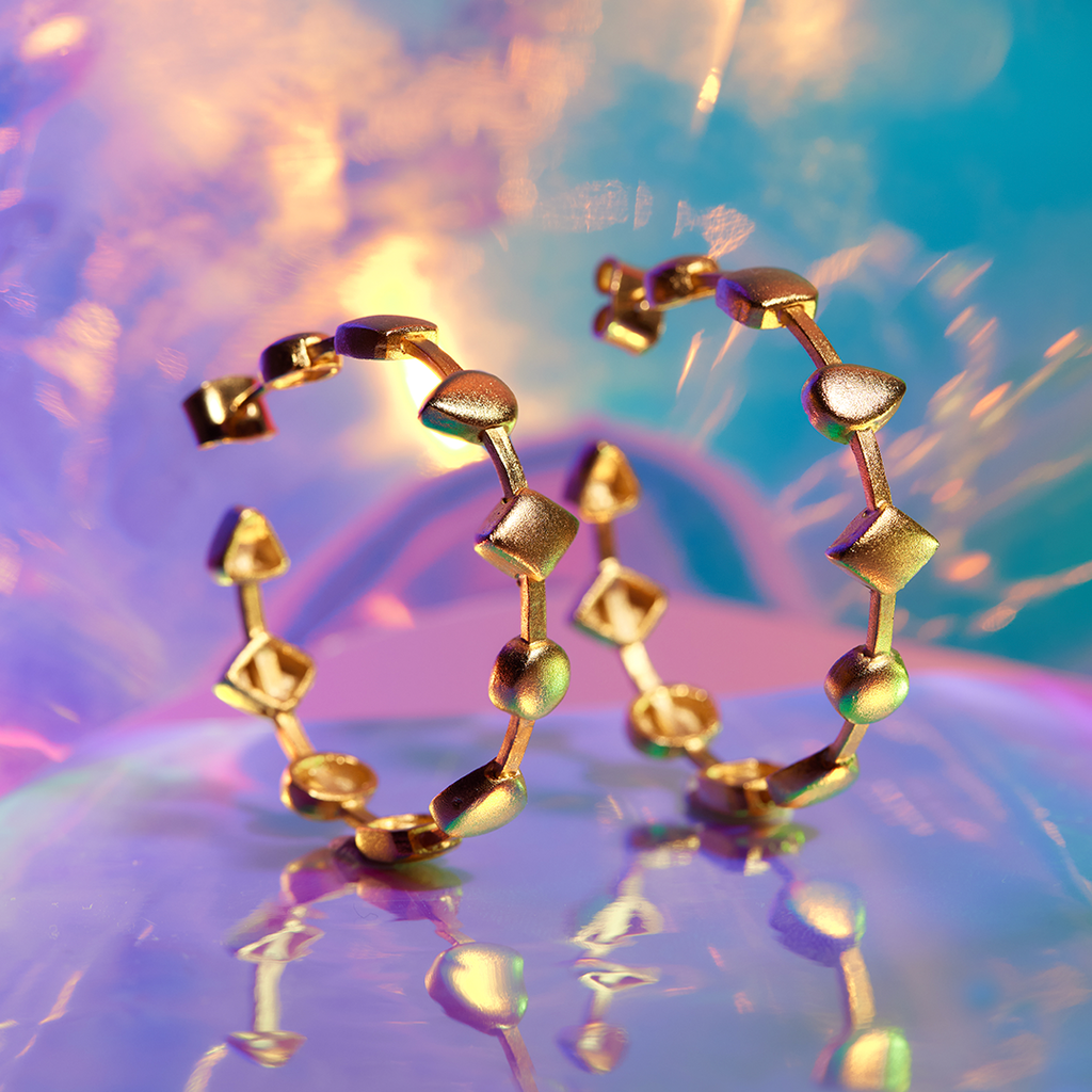 Structural Hoop Earrings