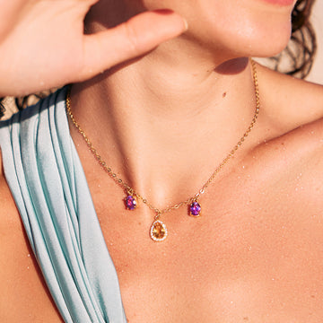 Purple Honey Necklace