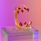 Pink Rhizome Bangle