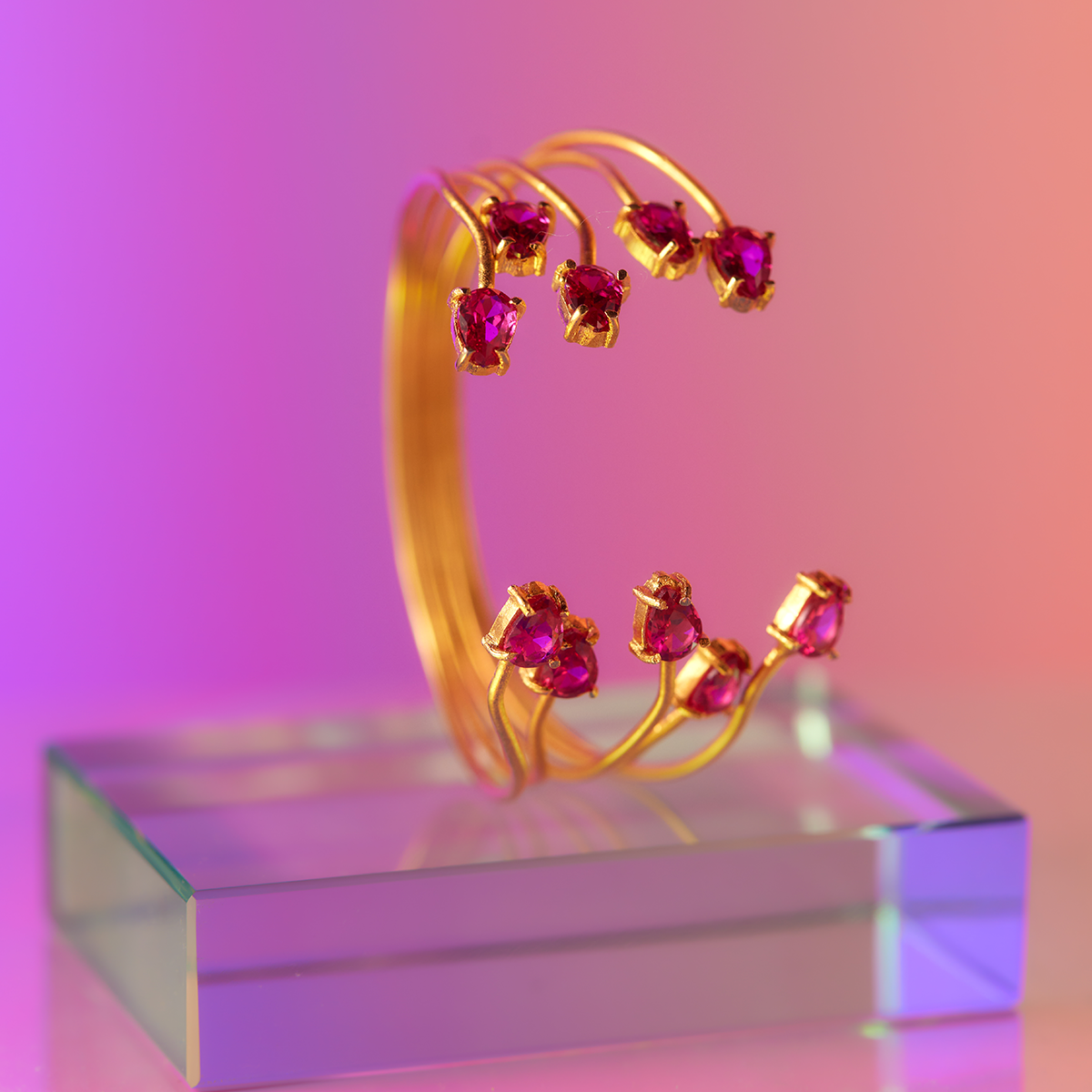 Pink Rhizome Bangle