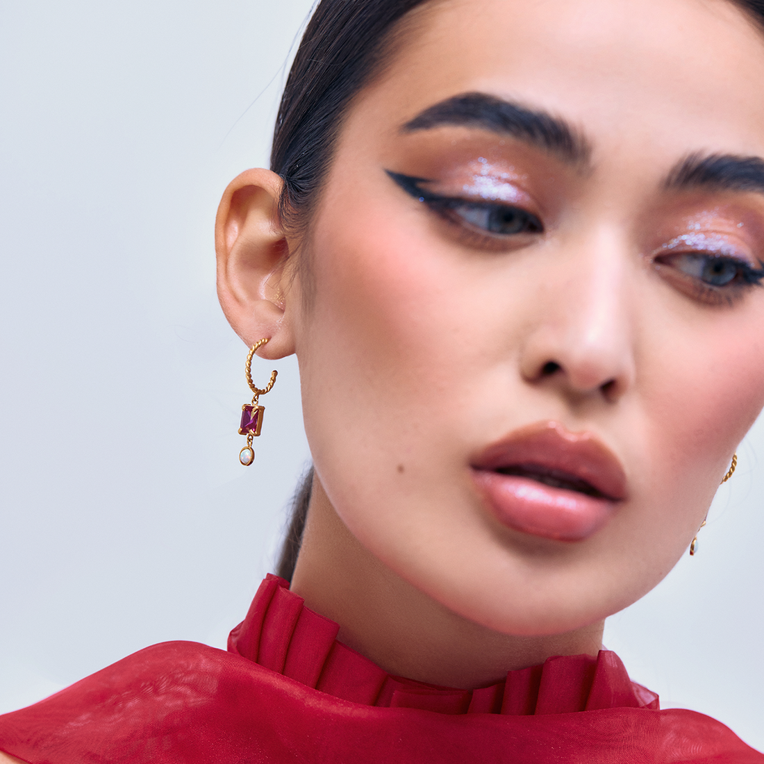 Afterglow Hoop Earrings