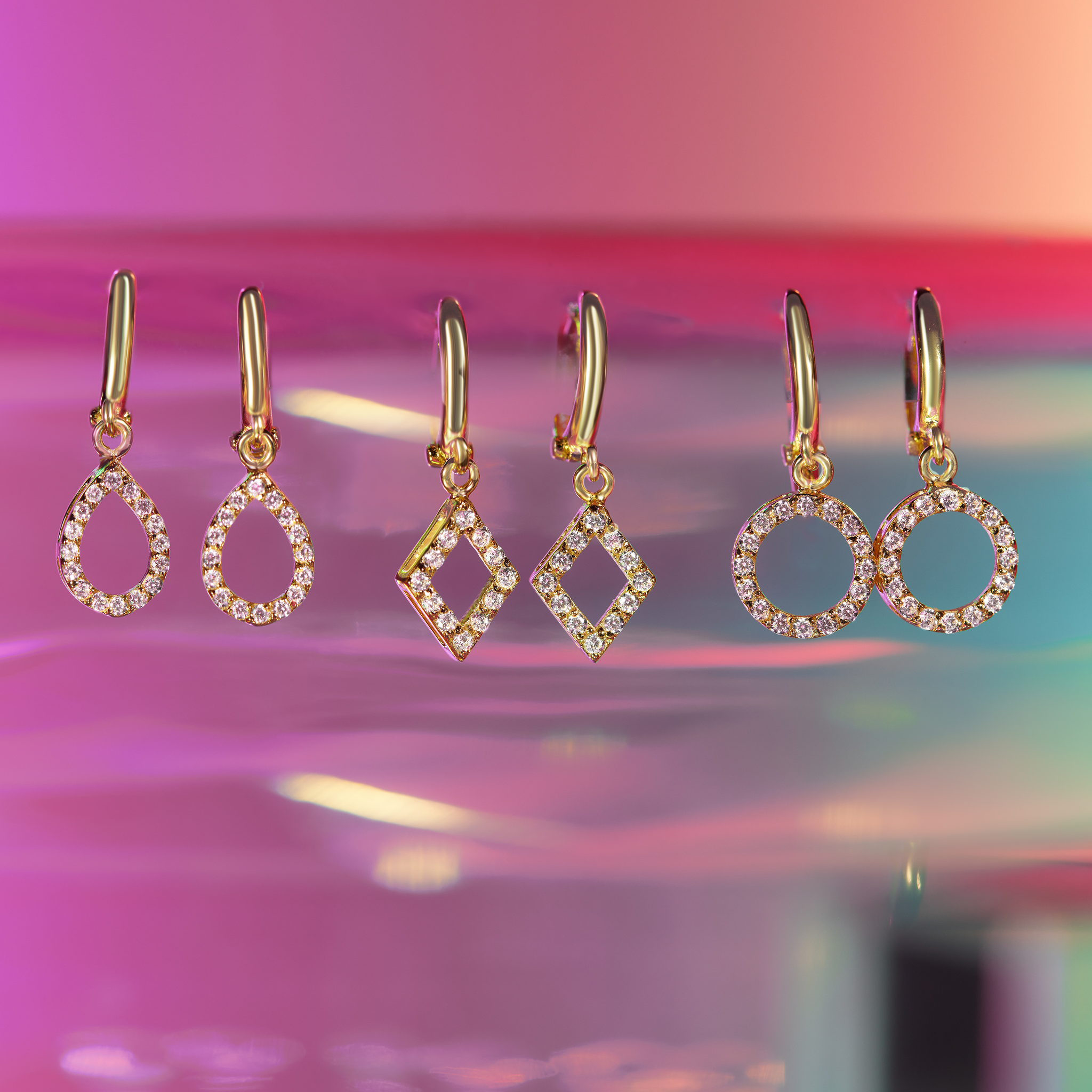 Sanguine Hoop Earrings