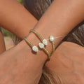Teardrop Zircon Bangle